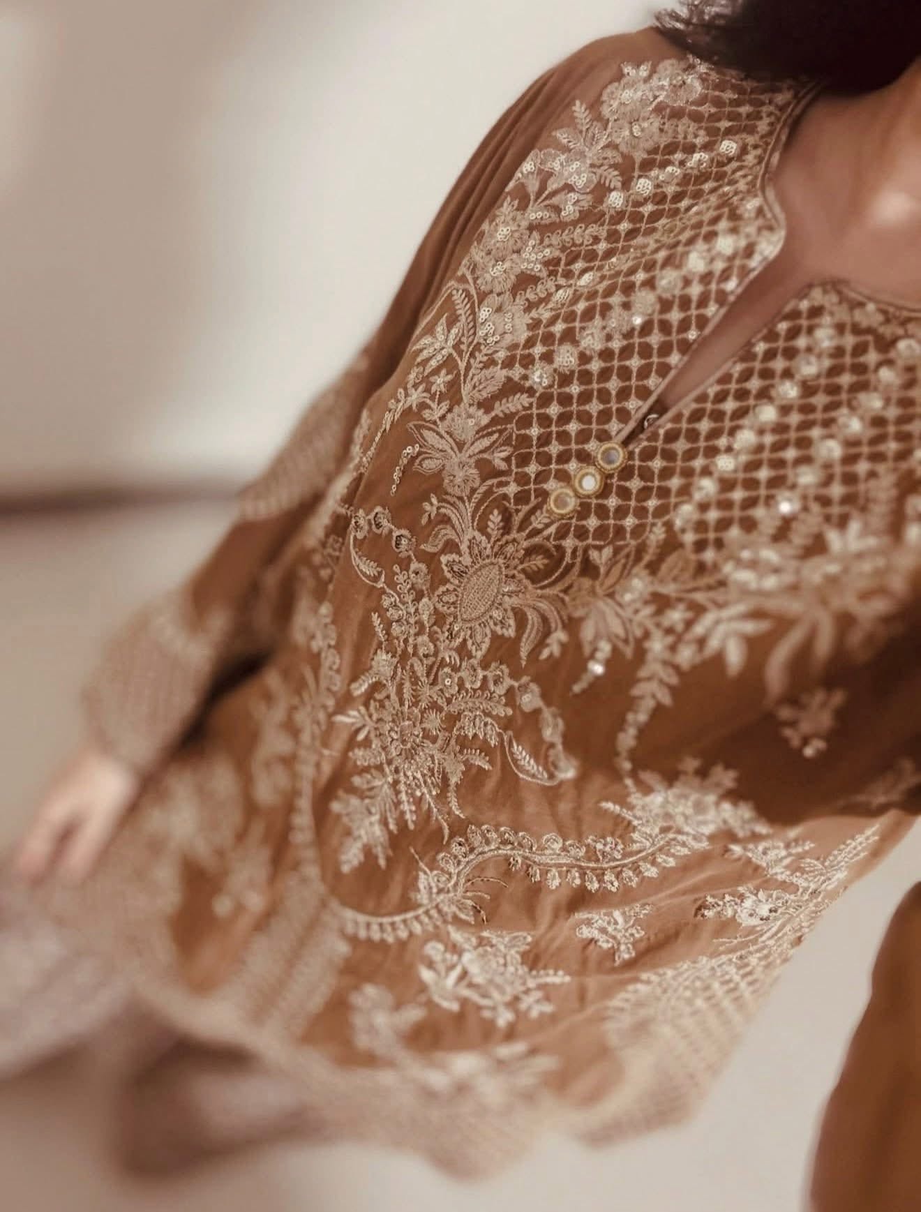 Embroidery close-up